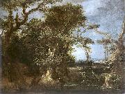Michael Willmann, Landscape with St. John.